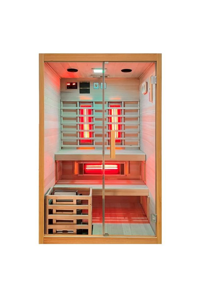 TWINCOMBI- Sauna Mixta: Sauna Finlandeza + Sauna uscata cu rezistente pe Infrarosu